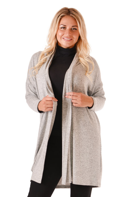 Кардиган М 8 (меланж серый) 